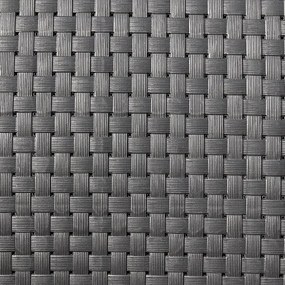 Tavolino da esterno grigio in rattan 56x56 cm - Juinsa