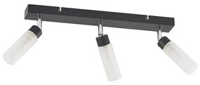 Lindby - Vinza 3 Plafoniera Black/Opal Lindby