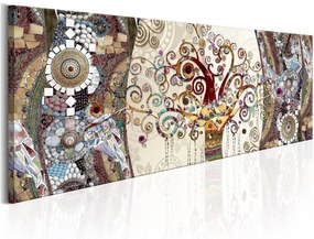 Quadro  Mosaic Abstract  Colore Beige, Dimensioni e Misure 120x40