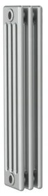 Radiatore acqua calda Comby in acciaio 4 colonne, 3 elementi, interasse 813 mm, grigio
