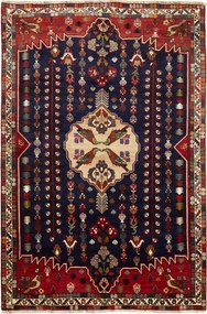 Gashghai Tappeto 170 x 250 Rosso (Iran) Annodato A Mano