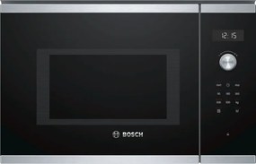 microonde da incasso 25l 900w acciaio inox - bfl554ms0 - bosch