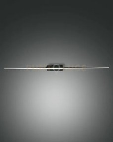 Nala  applique nero l.110cm a led 3000k - 20w - 2460 lm ip44