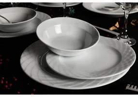 Set da tavola 24 pezzi bianco/porcellana