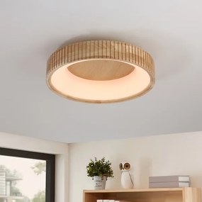 Brilagi - Plafoniera LED FALCON WOOD MODERN LED/30W/230V Ø 45 cm legno