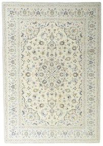 Kashan Tappeto 250x360 Beige (Iran) Annodato A Mano