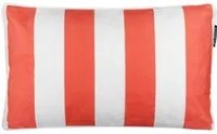 Cuscino divano righe corallo 30x50 cm idrorepellente