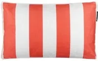 Cuscino divano righe corallo 30x50 cm idrorepellente