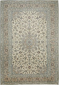 Kashan Tappeto 250 x 360 Beige (Iran) Annodato A Mano