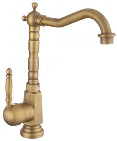 REA-B2150 - Miscelatore per lavabo BONA 28,5 cm oro spazzolato