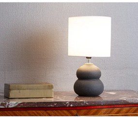 Cottex 8000120-4000 - Lampada da tavolo LUCIE 1xE14/8W/230V grigia