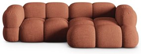 Divano angolare color mattone (con penisola a destra/con chaise lounge) Loretto – Cosmopolitan Design