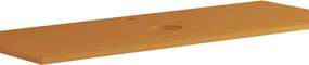 Top per lavabo Kyoto L 120 x H 1.8 x P 46 cm laccato opaco senape truciolare