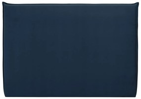 SALDI -  Testata 180 cm Velluto Blu notte - AMBRILIA