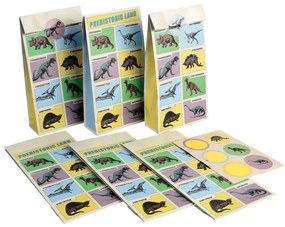 Sacchetti regalo in set da 6 pezzi 5x12 cm Prehistoric Land - Rex London