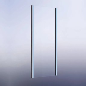 Pannello laterale per box doccia Namara L 75 x H 195cm, Sp. 8 mm profilo in alluminio argento anodizzato