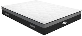 Materasso matrimoniale a molle insacchettate e memory foam 160 x 200 cm ibrido - AMARANTE di NATUREA