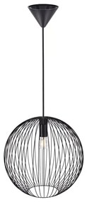 Nordlux - Lampadario a sospensione BERONI 1xE27/60W/230V nero