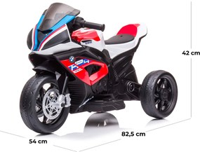 Moto Elettrica per Bambini 12V con Licenza BMW HP4 Sport 3R Rossa...