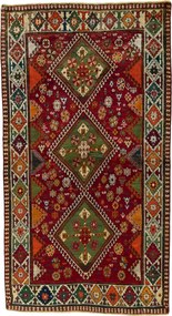 Shiraz Tappeto persiano 120 x 230 Rosso (Iran) Annodato A Mano
