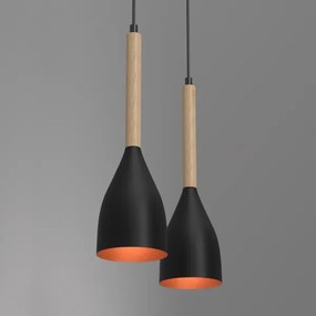 Lampadario a sospensione con filo MUZA 2xE27/60W/230V