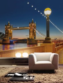 Fotomurale Tower bridge, multicolore
