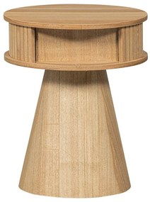 Comodino di colore naturale con effetto pino Karri – WOOOD