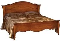 Letto matrimoniale legno tinta noce l 195 h 119 p 211