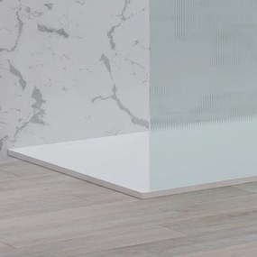 Parete doccia walk in 120 vetro scanalato flute | KW1000FL - KAMALU