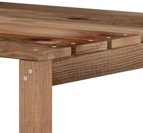 Divano da Giardino Pallet 2 Posti Cuscini Blu Chiaro Legno Pino