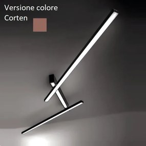 Plafoniera led 48,5w corten-NW