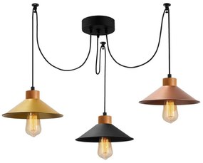 Lampadario a sospensione con filo MANAVGAT 3xE27/40W/230V ragno