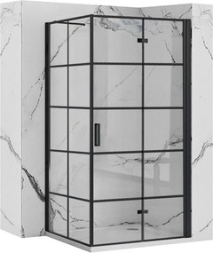Cabina doccia Rea Molier Black 100x80