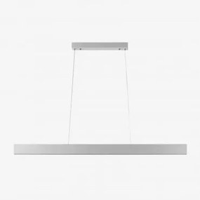 Lampada Da Soffitto Lineare A Led In Alluminio (120 Cm) Astley Bianco - Sklum