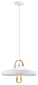 Lampadario a sospensione con filo NEXT 1xE27/60W/230V bianco