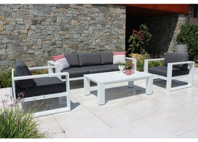 NISSEN - salotto da giardino in alluminio