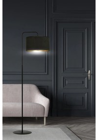Piantana Contemporaneo Ganesha Acciaio Nero 1 Luce E27 Ip20