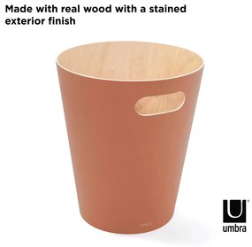 Cestino in legno da 7,5 l Woodrow - Umbra