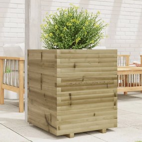 Fioriera Da Giardino 60x60x72 Cm İn Legno Di Pino Impregnato /