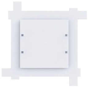 Plafoniera moderno Leone 4 x E27 bianco 50 cm x 10 cm