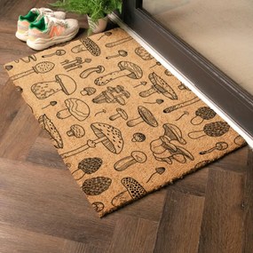 Zerbino in fibre di cocco 40x60 cm Mushrooms – Artsy Doormats