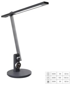 Prezent 31215 - Lampada da tavolo LED dimmerabile con funzione Touch PUNK LED/12W/230V