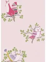 Jane Churchill Tapete Up A Tree von Colefax & Fowler - Pink