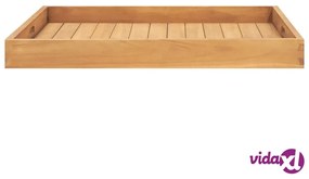 vidaXL Vassoio da Portata 70x70 cm in Legno Massello di Teak