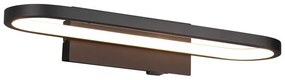 Applique LED nero opaco (lunghezza 40 cm) Gianni - Trio
