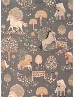 Majvillan Carta da parati My Sweet Pony - Stone Grey