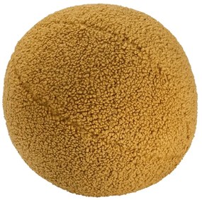 Cuscino per divano da bambini marrone con rivestimento in bouclé Ball – Wigiwama