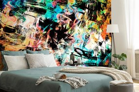 Carta da parati autoadesiva – Arte graffiti unica