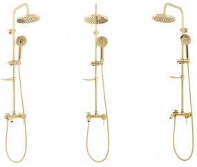 REA-P7006 - Set doccia con miscelatore LUIS oro