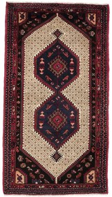 Hamedan Tappeto 150x80 Beige (Iran) Annodato A Mano